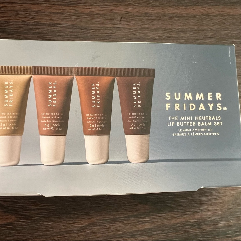 Summer Fridays Mini Neutrals Lip Butter Balm Set